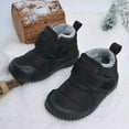 thumbnail image 4 of Girls Boots Girls Winter Boots Toddler Winter Snow Boots Boys Girls Cold Weather Baby Shoes Hook Loop Thermal Lined Snow Boots, 4 of 5