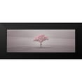 thumbnail image 2 of Frank, Assaf 18x9 Black Modern Framed Museum Art Print Titled - Single tree in foggy field, 2 of 5