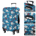 thumbnail image 5 of Blue Stars and Baseballs Pattern Luggage Cover Fashion Suitcase Cover Baggage Covers Fit 25-28 Inch Luggage (Go Travel), 5 of 5