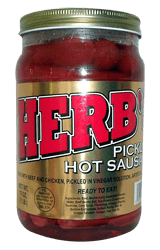 Herb's Red Hot Sausage no pork  16oz