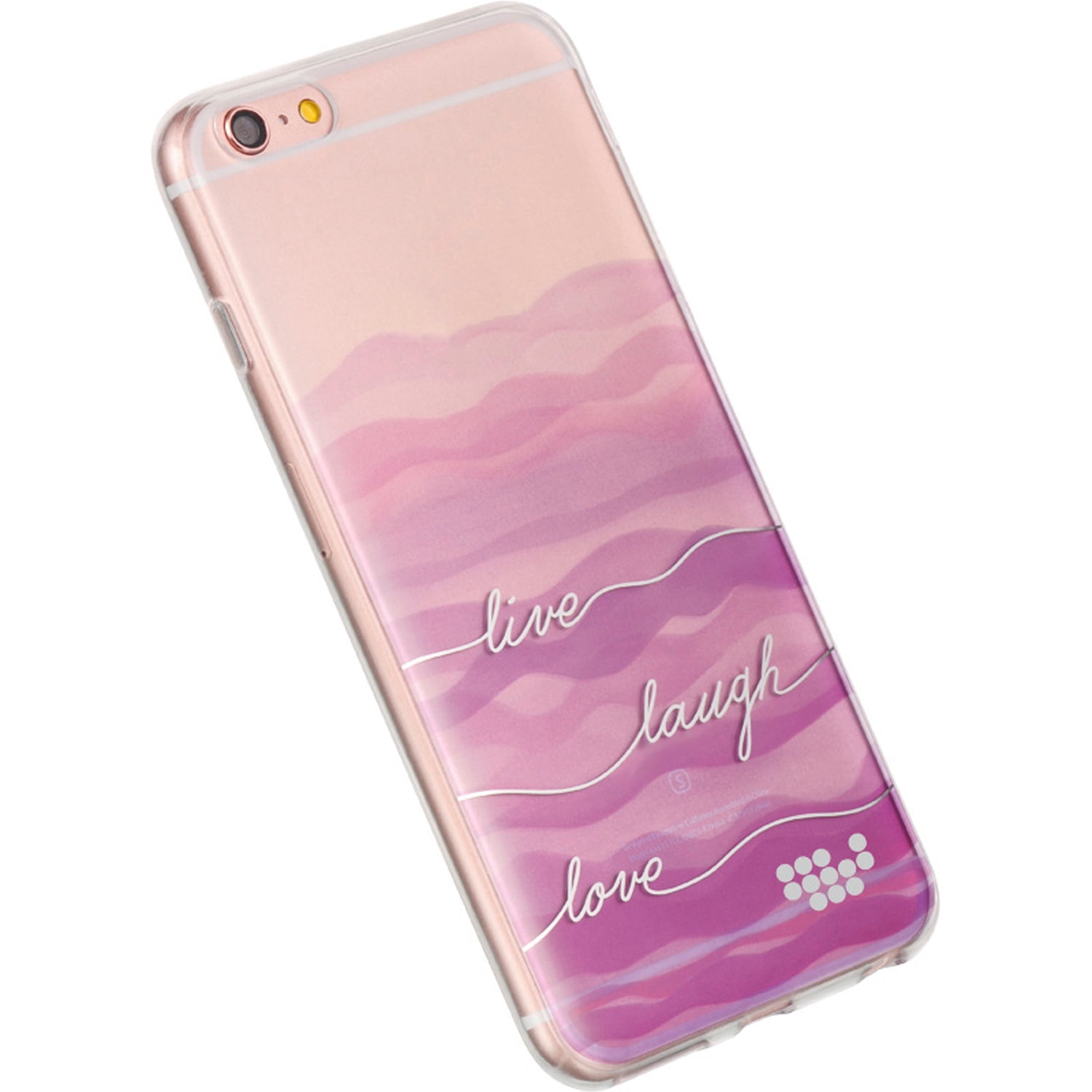 Soft Flexible Watercolor Print Clear TPU Skin Slim Case For iPhone 6 iPhone 6s
