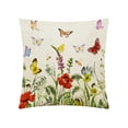 thumbnail image 2 of Cateissary Funda de almohada de planta transpirable para sofá - Funda de cojín antibacteriana y desmontable hecha en línea Jardín y Patio cuatro 45*45 CM, 2 of 6