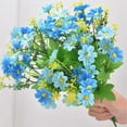 thumbnail image 4 of 28-Piece Small Artificial Flower Bouquet | Plastic Flowers for Home Decor, Wedding Centerpieces & Office Display | 34x15x15cm, 4 of 6