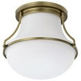 thumbnail image 3 of 60/7860-Nuvo Lighting-Valdora - 1 Light Flush Mount In Traditional Style-9 Inches Tall and 10.38 Inches Wide-Natural Brass Finish, 3 of 16