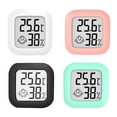 thumbnail image 1 of Termómetro electrónico Higrómetro Medidor de humedad de temperatura digital LCD (rosa), 1 of 6