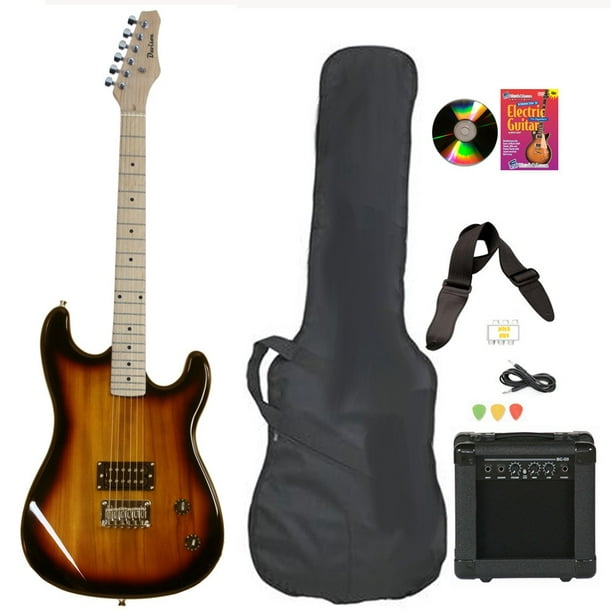 Davison Guitars Electric Guitar Vintage Sunburst Full Size With AmpCase