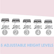 Delta Grey Bedside Baby Bassinet Bedside Sleeper For Twins