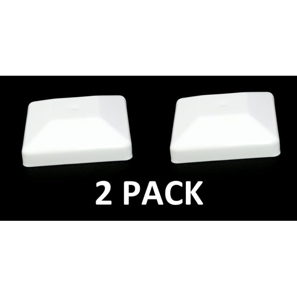 4X4 WHITE Fence Post Plastic Cap Pick a Pack (3 5/8 X 3 5