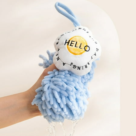

Fufafayo Today Deals Hand Towel Super Absorbent Towels Hand Drying Puff Hand Wipe Towels Hanging Kitchen Towels Water Absorbent Towels Chenille Hand Ball Towel Chenille Towel Balls