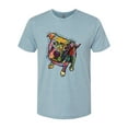 thumbnail image 3 of Dean Russo Some Angels Dog Lover Mens Premium Tri Blend T-Shirt, Denim, Medium, 3 of 6