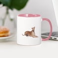 thumbnail image 3 of CafePress - Greyhound (Liedown) Mug - 11 oz Ceramic Mug - Novelty Coffee Tea Cup, 3 of 4