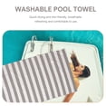 thumbnail image 5 of OUNONA Large Grey Quick-Dry Polyester Beach Towel for , Highly Absorbent and Lightweight with Stylish Design, 5 of 6