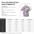 thumbnail image 5 of Kuqiui Baby Cow Print Men's Button Down Shirts Short Sleeve Casual Shirts Hawaiian Shirts Vacation Wedding Shirts with Pocket-Small, 5 of 5