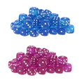 thumbnail image 1 of 100 piezas de acrílico de seis D6 dados para juguetes de de de casino de, 1 of 9