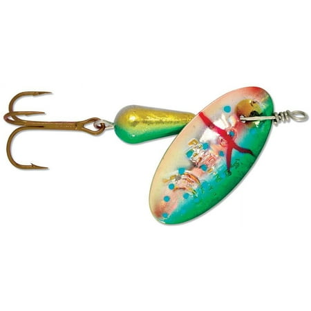 UPC: 0023634331654 | Panther Martin Holographic Regular In-Line Fishing Spinner Spotted Blue 1/2 Ounce Spinnerbaits
