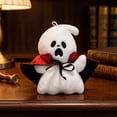 thumbnail image 5 of Aoznliie Halloween Plush Toy, Embroidered Ghost Soft Toy with Hanging Loop, 17.7 inch Cute Stuffed Toy for Party Gift, White, 5 of 5