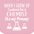 thumbnail image 4 of Inktastic Future Chemist Like Mommy Boys or Girls Baby Bib, 4 of 4