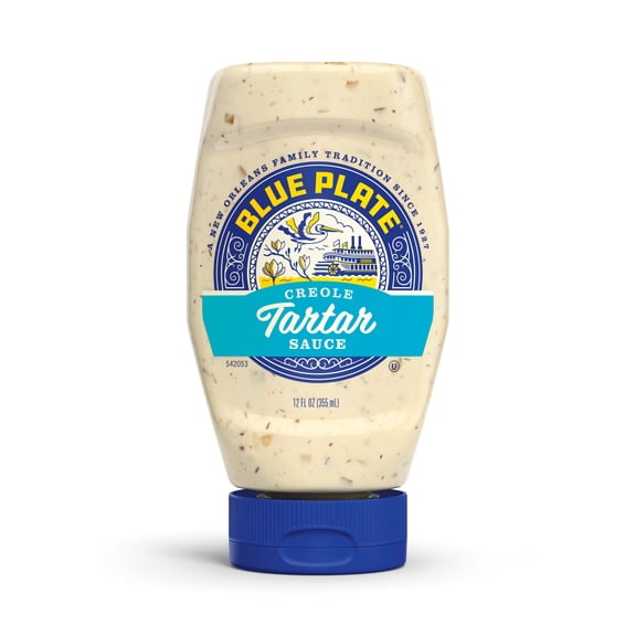 Blue Plate Creole Tartar Sauce, 12 fl oz Squeeze Bottle