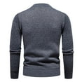 thumbnail image 4 of RMGVDSD Mens Cable Knit Sweater Casual Long Leeve Crewneck Pullover Sweaters Warm Knit Pullovers Fall Winter Thermal Soft Comfortable Sweater Knit Polo Sweaters, 4 of 4