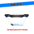 thumbnail image 4 of Front Bumper for Ford F-250/F-350 2011-2016 with Side Wings(B),Heavy Duty Steel Front Bumper with 2 D-Rings, 4 of 10