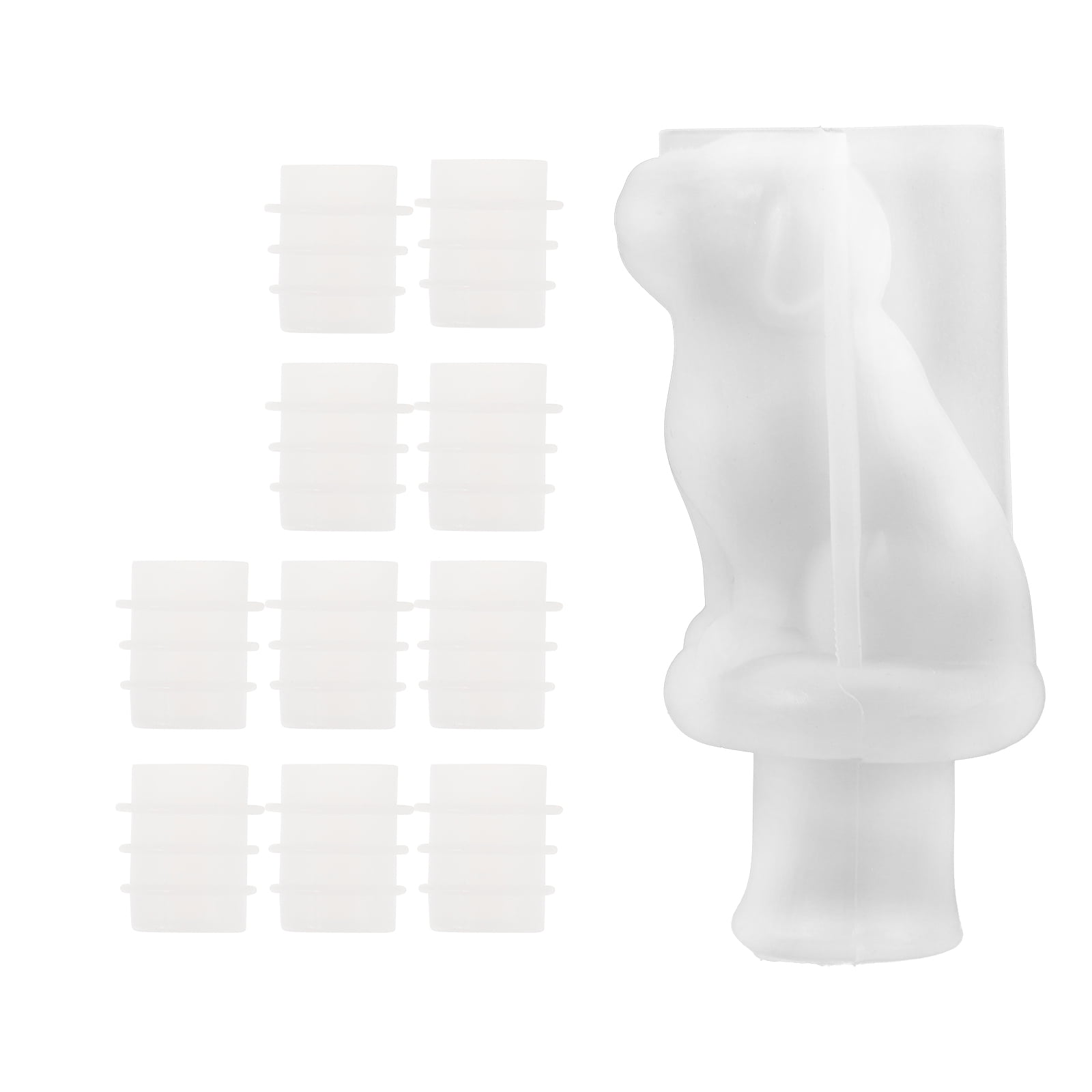 OUNONA Bottle Mold Stopper Molds Resin Silicone Stoppers Red Plug Cork