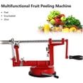 thumbnail image 4 of Apple Peeler Corer Slicer,3 In 1 Stainless Steel Apple Corer Slicer Peelers With Suction Base,durable Spiral Multicolor Apple Peelers Slicer,cast Iron, 4 of 5