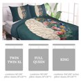 thumbnail image 4 of Arightex Flowered Brain Anatomy Comforter Set, Sage Green Bedding Set for Kids, Size Full, 4 of 5