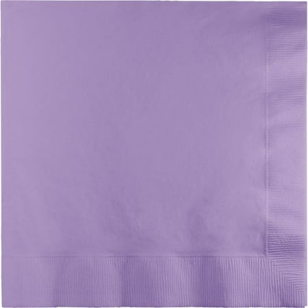Touch of Color Lunch Napkins, 3-Ply, Luscious Lavender, 50 Ct