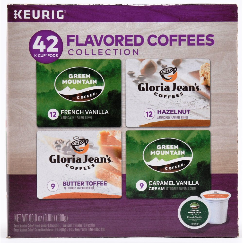 Keurig Flavored Variety Coffee Collection KCup Pods, Variety Pack, 42 Count for Keurig Brewers