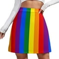 thumbnail image 2 of Mini Skirt for women LGBT Skirt Female Gay Pride Flag Print Cute Mini Skirts Summer Street Fashion, 2 of 7