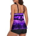 thumbnail image 4 of Two Piece Swimsuits For Women Tummy Control Tankini Top With Boyshorts Plus Size Tankini Swimsuits Sporty Bathing Suit, 4 of 8