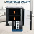 thumbnail image 6 of Studyset 12U Wall Mount Network Cabinet - 17.7" Deep Server Rack Enclosure with Locking Glass Door & Removable Side Panels, IT/AV Equipment Rack for Secure Data and Audio-Visual Installations, 6 of 7
