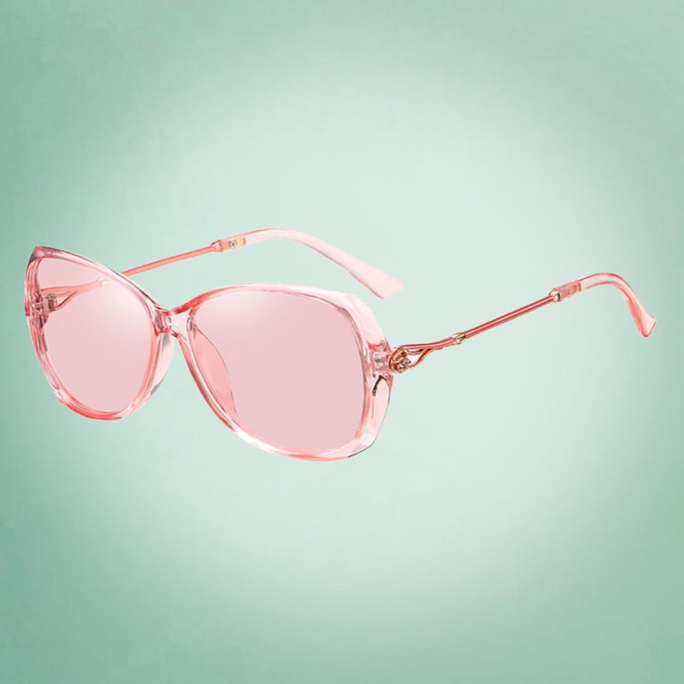 Women\'s Blue Pink Trendy Polarized Large Driving Sun Glasses UV Protective Amazon.com: Joopin Mirrored Pink Square & Hot Pink Jackie  main image 2