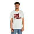 thumbnail image 4 of Unisex Jersey Short Sleeve Tee Lion Pride Red Tshirt, 4 of 12