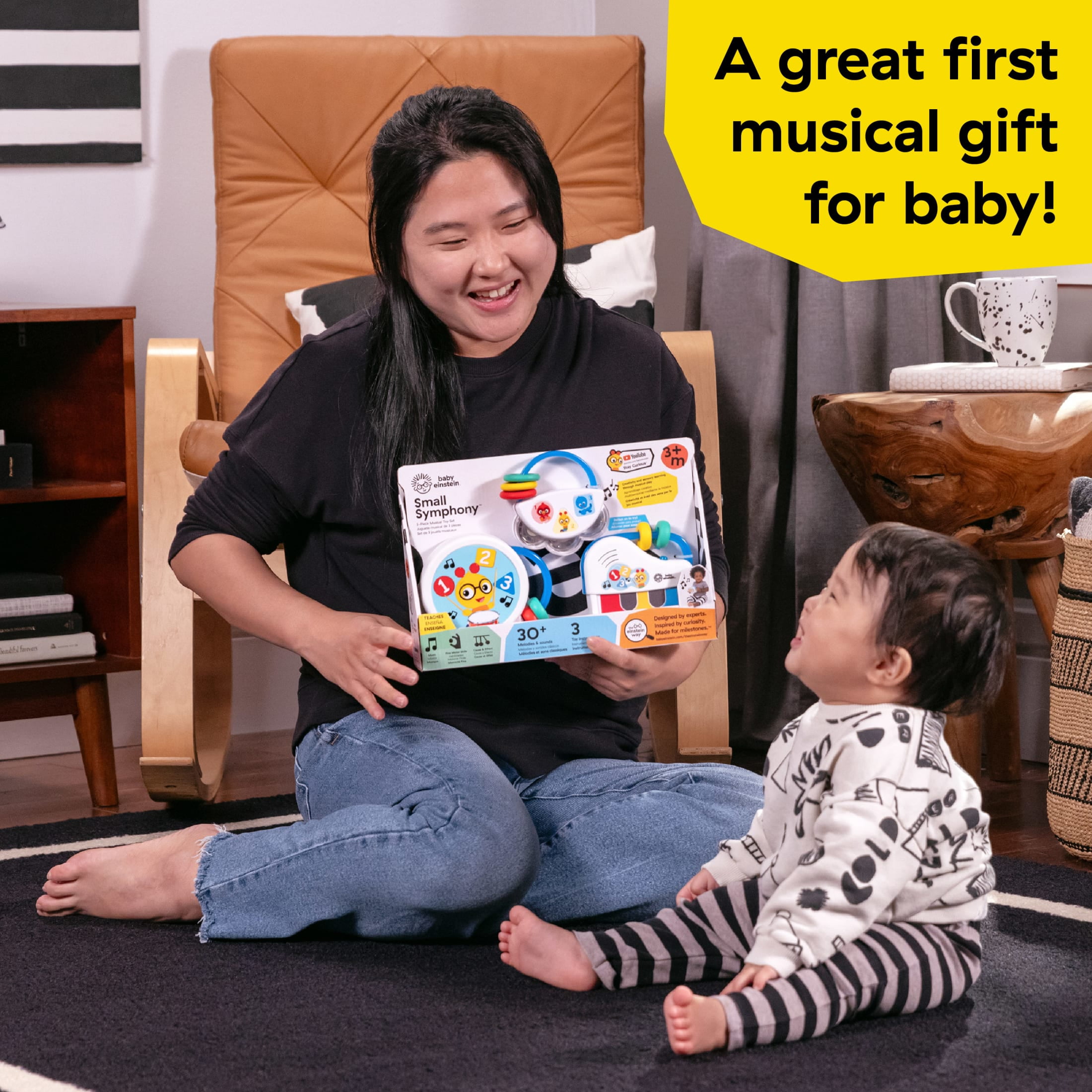 Baby Einstein Small Symphony 3-Piece Musical Toy Set, Ages 3+ months
