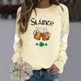 thumbnail image 3 of Shadoumai Jesus Crewneck Sweatshirts Women Christian Letter Print Shirts Casual Fall Long Sleeve Pullover Oversized Winter Clothing, 3 of 5