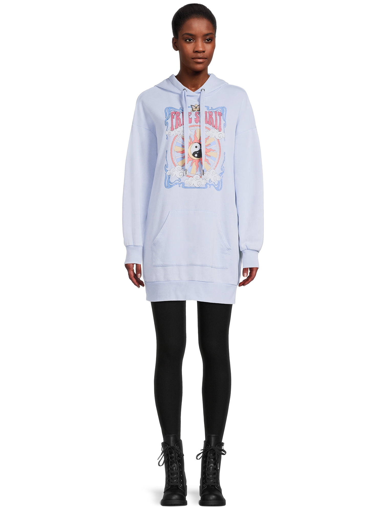 No Boundaries Junior's Conversational Graphic Hoodie 