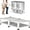 2pcs, variant on Ataucjin Laundry Pedestal Universal Washer Dryer Base, 800 lbs Capacity Heavy Duty Washing Machine Stand, Anti Vibration & Anti Rust Appliance Stand for Laundry Room Garage