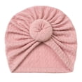 thumbnail image 3 of SHUNSUI Toddler Solid Knotted Turban Hat Beanie Elastics Headwear Babies, 3 of 3