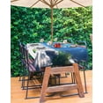 thumbnail image 3 of Hokiten Outdoor Tablecloths with Umbrella Hole & Zipper, Ocean Summer Tablecloth Rectangle 60x84 Inch, Underwater Sunlight Rock Beach Sand Waterproof Table Cloth, Patio/Pool/Picnic Table Covers, 3 of 7