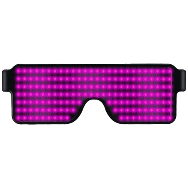 Gafas Iluminadas Con Carga USB Que Brillan en para Bailar Fiesta Festival Música