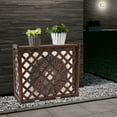 thumbnail image 2 of Miumaeov Outdoor Air Conditioner Fence Screen Carbonized Preservative Wood Privacy Fence 33.46'' x 29.53'', 2 of 17