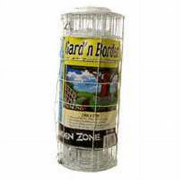 Jackson Wire 13015331 14 In. x 25 Ft. White Flower Fence