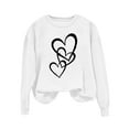 thumbnail image 6 of HUJlwoi Women's Sweatshirt Lightweight Crew Neck Print Long Sleeve Tops Casual Loose Pullover Fashion Fall Winter Outfits, 6 of 6