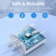 thumbnail image 4 of Cargador USB C wabklove, 20 W, tipo C, cargador de pared para iPhone con cable, 4 of 8