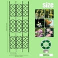 thumbnail image 3 of Garden Plant Trellis Upgraded Black for Climbing Plants Outdoor, Rustproof Plastic+Metal Plant Trellis Support, Tall Plant Trellis Frame for Climbing Vines Flower Vegetable Rose Indoor Outdoor Trelli, 3 of 9
