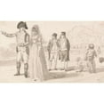 thumbnail image 2 of Paul Sandby 14x10 Gold Ornate Wood Frame and Double Matted Museum Art Print Titled - A Family in Hyde Park, 2 of 4