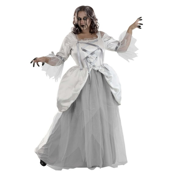 Plus Size 18th Century Ghost Costume for Women