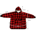 thumbnail image 6 of Krifey Oversized Sherpa Hooded Cozy Sweatshirt with Giant Pocket, Big Girls, 6 of 6