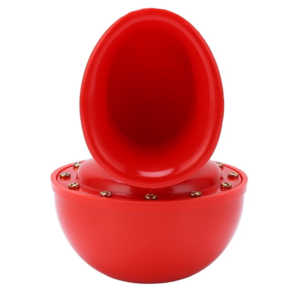 M Buder 12V 150dB Red Air Horn Electric Bull Horn Cow Sound Metal Car Horn for Truck Train Boat Motorcycle, 7.87 inches / 20 cm
